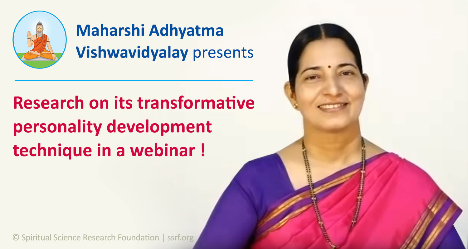 Webinar on Personality Development by Maharshi Adhyatma Vishwavidyalay