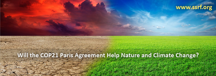 Will the COP21 Paris Agreement Help Nature and Climate Change?