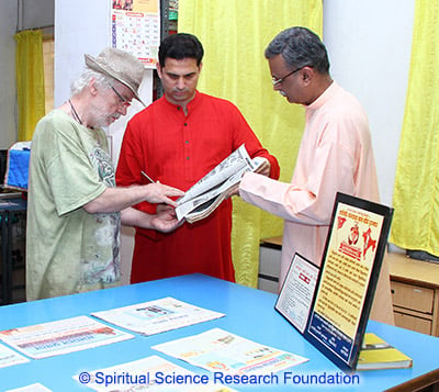 Visit of Dr. Ulrich Berk to SSRF Spiritual Research Center