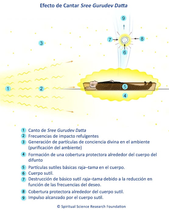 Efecto de Cantar Sree Gurudev Datta